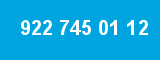 922 745 01 12 922 745 01 12